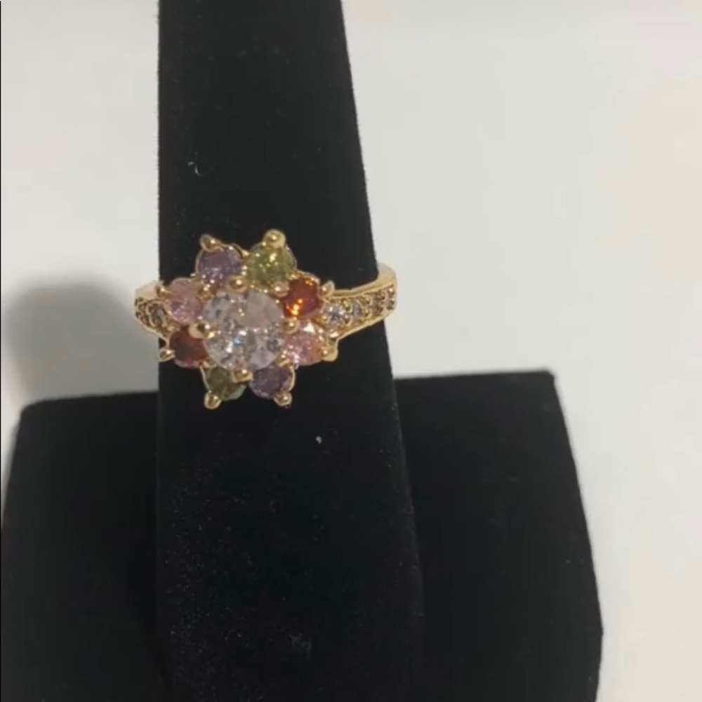 SINGLE FLOWER RING - Picture 2 of 2